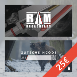 RAM Chèque-cadeau - 25€